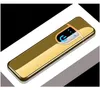 Novel Electric Touch Sensor Cool lättare fingeravtryckssensor USB -uppladdningsbara bärbara vindtäta tändare Smo Jllcng YummyShop2317540