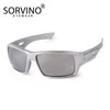 Solglasögon Sorvino Rectangular Frame TR 90 Polariserade Gafas Sport Mountain Bike Cycling Mens Outdoor Driving