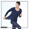 Men's Thermal Underwear Men Seamless Elastic Thermals Inner Wear Constant Temperature Ultra-thin Suit Top Pants SER88