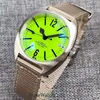 腕時計タンドリオ軍事自動ダイビングウォッチnh35フルラミナスダイヤル36mm 200m防水ARブルーコーティングサファイアクリスタル