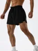 Herren Shorts 2024 Atmungsaktives Laufen 2 in 1 Doppelschicht Schnell trockenes Fitnessstudio Sport Fitness Jogging Übung SP