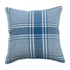 Oreiller carré à plaid à plaid couvre le linge à couverture tissée taise d'oreiller décorations décorations pour canapé pour canapé 18 x