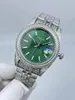 Relógios de pulso 41mmlegans Men's Watches - Diamond Caso Multi -Color Dial 41mm Movimento mecânico à prova d'água Luxo completo de superfície