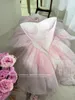 Reddachic Prinzessin Pink Mini Abendkleid Lolita Tutu mit Zug Schnürraub geschwollene Unterrock-Schal-Achselzucken Frauen 3-teiliger Set 240425