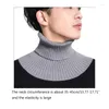 Bow Ties Men Women Fake Collar Scarf Knitted Elastic False Warm Winter Cycling Windproof Detachable Wrap Dropship