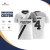 Versión de jugador de sublimación completa personalizada Jerseys de fútbol Camiseta de fútbol de manga corta
