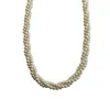 Collier enveloppé de perles multiprices luxe et niche chaîne de clarbone haut de gamme