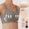 Beha's naadloos voor vrouwen dunne maat grote borsten verschijnen kleinere draadvrije anti -doorzakkende push -up bh sexy buis top