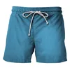 Shorts pour hommes à rayures Pantalons de plage imprimés à rayures Summer Swimming Surfing Outdoor Trawsing Elastic Workout