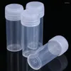 10 -stks 5 ml Plastic Testbuizen Flacons Monster Container Poeder Craft Craft Cap flessen voor kantoorscholenchemie