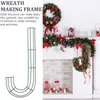 Декоративные цветы Doitool Christmas Greenery Decor J Письмо металлические цветочные цветочные рамы