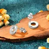 Boucles d'oreilles Iogou Diamond Moisanite complet pour femmes 925 Bijoux de tendance unique en argent sterling 2024