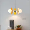 Lampadiers minimalismo colorato lampadario acrilico lampadario moderno soggiorno studia la camera da letto lampade a sospensione di illuminazione interni