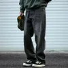Jeans masculin de haute qualité denim de l'oreille rouge japonaise pour hommes vêtements harajuku pantalon de cargaison en détresse décontractée pantalon streetwear