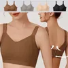 Beha's naadloos voor vrouwen dunne maat grote borsten verschijnen kleinere draadvrije anti -doorzakkende push -up bh sexy buis top