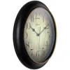 Orologi da parete vintage da 12 "orologio nero/rosa silenzioso silenzioso arredamento classico rotondo interno