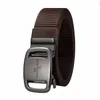 Ceintures en nylon tressé ceinture hommes simples de style sauvage.