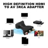 1080p RCA AV a HDMI-compatibile convertitore composito convertitore Audio Cavo video compatibile HDMI-compatibile su AV con cavo USB per la scatola TV HD