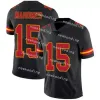 15 Patrick Mahomes Jersey Homens Mulheres Juventude 22 Trent McDuffie 9 Juju Smith-Schuster 25 Clyde Edwards-Helaire 87 Travis Kelce 95 Jerseys de futebol Chris Jones