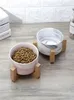 Cancata per animali in ceramica asciutta Tareti di acqua per alimenti per cani gatti più comodi mangiando per gattini e cuccioli durevoli 23juno4 t206566796