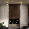 Kronleuchter großer Herzform LED -Glaskristallleuchterlampe für El Villa Hall Deco riesige goldene schwarze Foye Deckenbeleuchtung