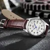 Muñecos de pulsera Mench Strap de cuero de moda Montre de Luxe Homme 2021 Nuevos productos más vendidos Dropshipping Erkek Saatleri Relogio D240430