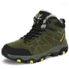 Fitness Shoes Army Green Military Boots Men Women Winter Trekking Outdoor Sports Hiking Mountain Rock Climbing Fashion Classic Sneakers