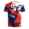 Nadanbao Yaz Erkekler/Kadınlar Futbol Formaları Sport Tee Tops 3D Baskı Moda Partisi Futbol Jersey Fitness Futbol Gömlek 240430