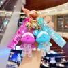 Colorful Crystal Bear Keychain Doll Acrylic Keychain Bag Doll Cute Cartoon Couple Pendant