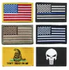 Patches de la bandera de EE. UU. Bundle 100 piezas de la línea de policía de la línea azul delgada americana Don039t Pisada sobre el cráneo Bordado Moral Insignia Patch3545868