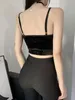 Women's Tanks ALTGOTH Streetwear Veleve Y2k Camisole Women Dark Mall Goth Sexy Lace Patchwork Bodycon Crop Tank Tops Vintage Gothic Black