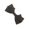 Bow Ties Black Bat Wing Bowtie Longueur réglable Costume de fête de mode pré-attachée