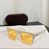 Квадратные солнцезащитные очки 0711 Черный дым Фаусто солнцезащитные очки для мужчин, бокалы, летние оттенки солнечные солнечные солнечные луны де Солейль UV400 Очеитель