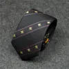 Nuovo designer di lusso 100% cravatta cravatta seta cravatta nera blu jacquard a mano intrecciata per uomini matrimoni casual e business cravatta per la moda hawaii cravatte