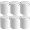 Bouteilles de rangement 6 pcs en plastique couvre les bouchons de lotion pour le corps couvercles de remplacement