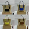 Designer di portate intrecciata intrecciata di alta qualità da donna Domande da donna Paglie Pullo Pulnica Rimovibile Strap Rimovibile Borsa di vacanza Causal Shopping Croce Messenger Borsa