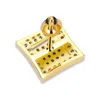 Stud Earrings Hip Hop Jewelry Europe And America Zirconia Micro Inlay Square Fashion Thread For Men