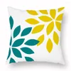 Oreiller vert jaune rayure velours couvre décoration intérieure canapé-oreiller géométrique canapé 45x45cm coussin décoratif