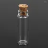 Butelki do przechowywania 160pcs 11x32 mm malutkie mini puste czysty cork szklany fiolki 2 ml