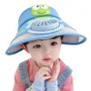 Cappelli Cappelli 1pc Cappello da sole estivo per bambini con ventola di raffreddamento ricaricabile cappello a cilindro vuoto visore di cappelli da baseball traspiranti per bambini Cap sportivo all'aperto