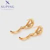 أقراط طوق Xuping المجوهرات من المألوف الرائعة ذات اللون الذهبي البسيط البسيط ثنائيات شنق للسيدات هدية حفلة عيد الميلاد X000767725