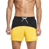 Mäns shorts Stylish Short Pants Boxers Green M-2xl Male Outer Fick Red Simple Sime Solid Sports Tether Yellow Blue