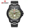 Longbo Luxury Men Army Star Sports Canvas Кожаные кварцевые часы для мужчин Leisure Clock Simple Watch Relogio Masculino 802178343884