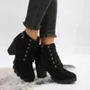 Chaussures habillées 2024 AUTUME HIVER BOOTS DE LA MONKLE FACE FASHID