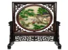DHL vintage Chinese decoraties voor huis woonkamer ornamenten tabel decor handwerk zijden borduurpatronen wenge frame wid8203966