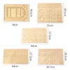Natural Bamboo Beading Tray For DIY Jewelry Bracelet Necklaces Making Jewelry Design Beading Mats Trays Rectangle Tools 1 Piece 240418