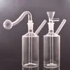 Großhandel Taschenglasölbrenner Bong Shisha für Dab Rigs Wabenheime Wasserleitungen kleiner Bubbler -Aschefänger Rauchen Tabakwerkzeug mit männlichen Glasölbrennerrohren