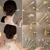 Clips de cheveux Classic Chinese Stick épingles pour femmes Butterfly Flower Star Fresh Freshmade Hairpins Charm Bijoux Accessoires