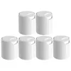 Bouteilles de rangement 6 pcs en plastique couvre les bouchons de lotion pour le corps couvercles de remplacement