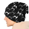 Berretti cappelli in cofano per cani levrieri uomini sottili di cappello da donna nel cappello da donna in berretti di design a tappeti caldi della primavera dell'autunno nero
